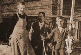 Filomena, Josef und Norbert Schnetzer um 1937